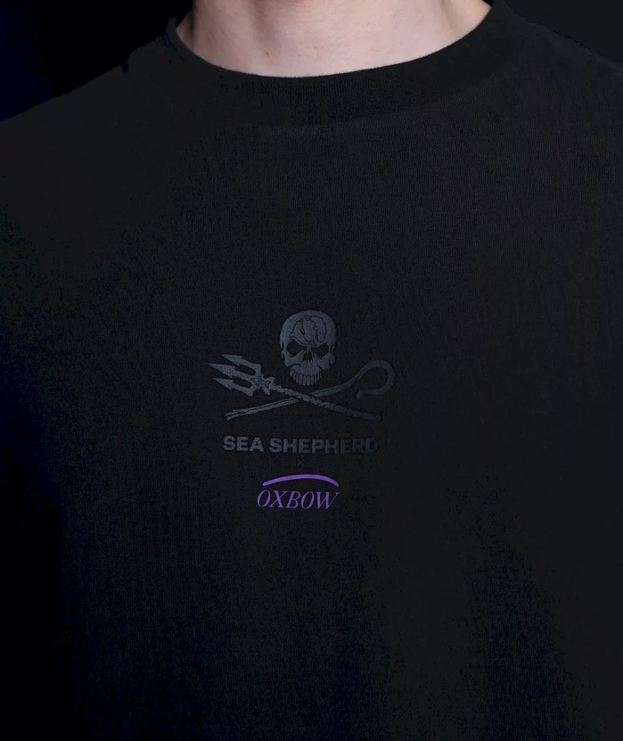 Oxbow LS Shirt Collab Edition Sea Shepherd schwarz